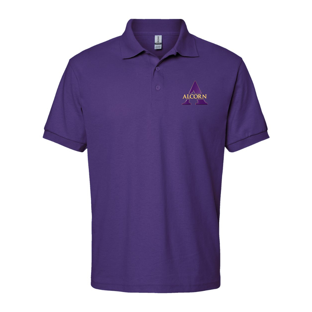 Men's Alcorn State Braves Wildcats Dry Blend Jersey Polo