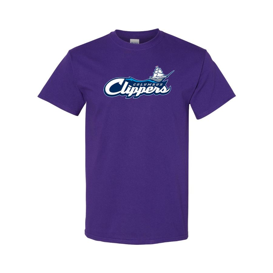 Men's Columbus Clippers Logo Cotton T-Shirt