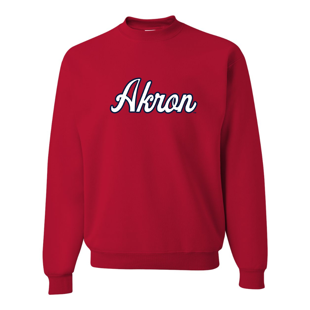Men's Akron Zips   JERZEES NuBlend Crewneck Sweatshirt