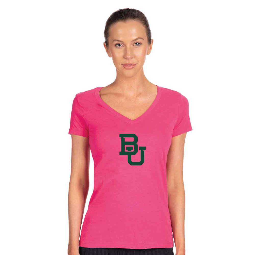 Women's Baylor Bears Next Level V-Neck T-Shirt