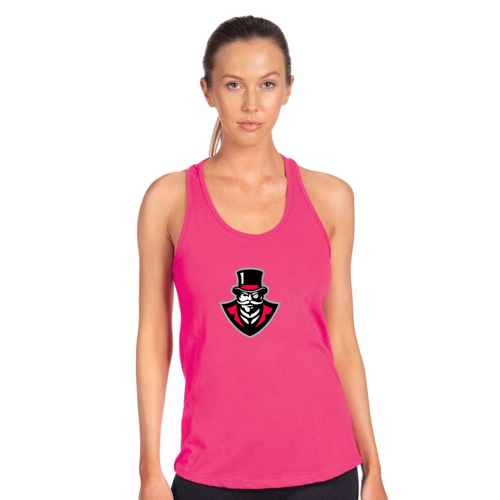 Women's Austin Peay Governors  Next Level Ideal Racerback Tank