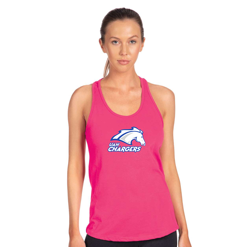 Women's Alabama Huntsville Chargers Next Level Ideal Racerback Tank