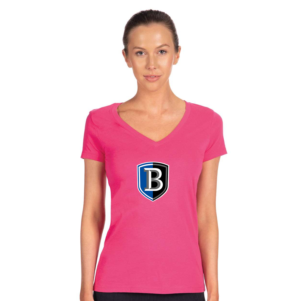 Women's  Bentley Falcons  Next Level V-Neck T-Shirt
