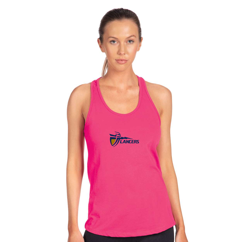 Women's California Baptist Lancers  Next Level Ideal Racerback Tank