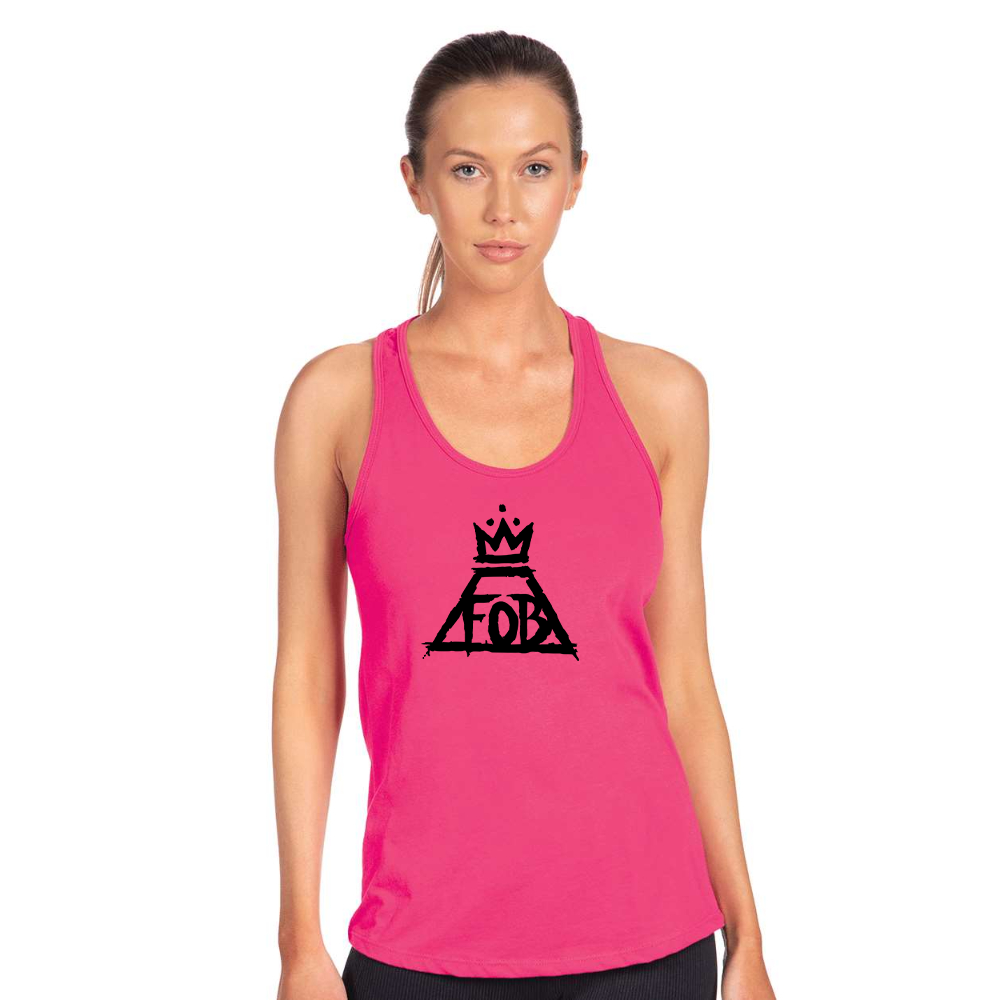 Women's Fall Out Boy Next Level Ideal Racerback Tank