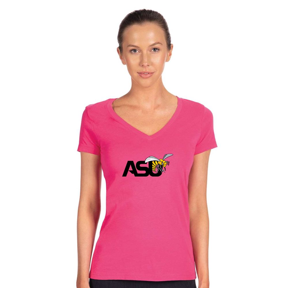 Women's Alabama State Hornets Next Level V-Neck T-Shirt