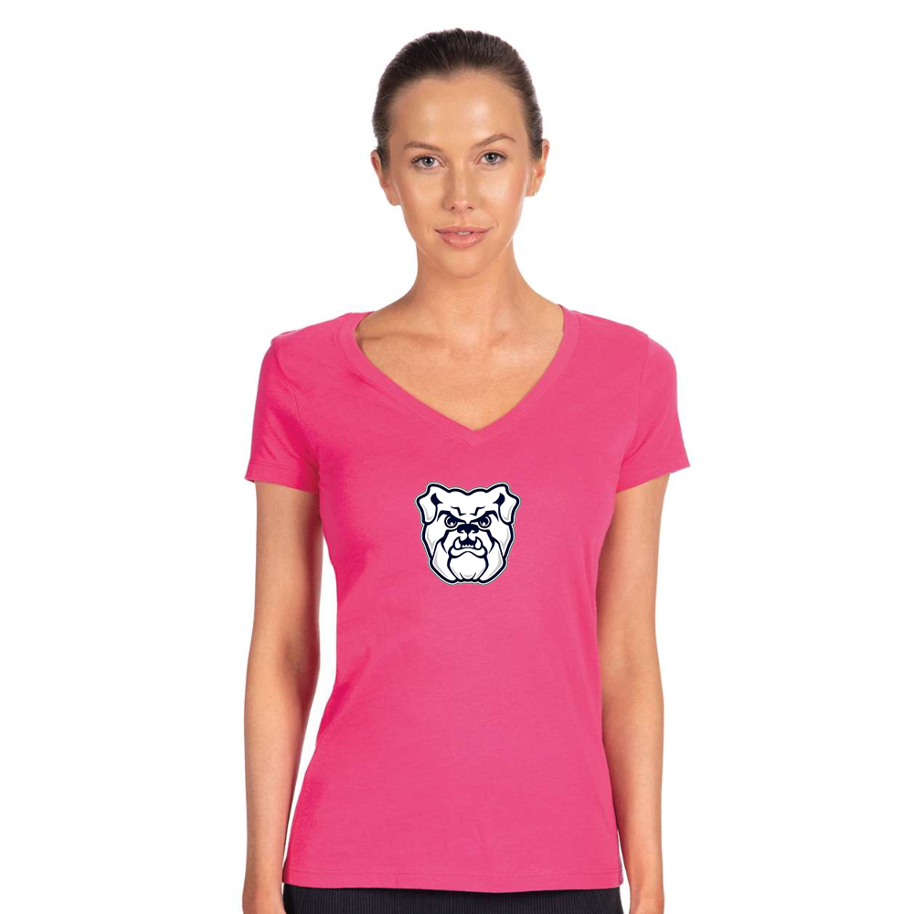 Women's Butler Bulldogs   Next Level V-Neck T-Shirt