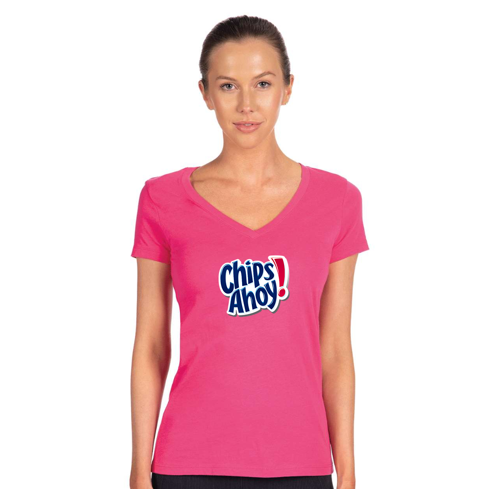 Women's Chips Ahoy Next Level V-Neck T-Shirt