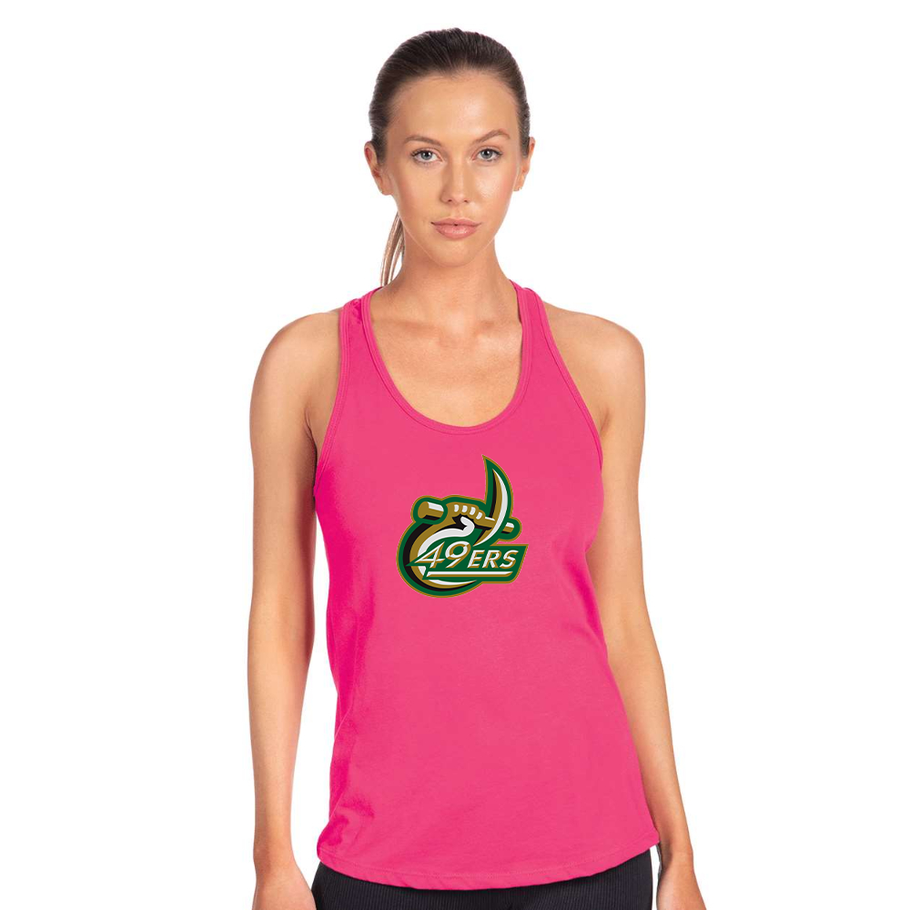 Women's Charlotte 49ers Next Level Ideal Racerback Tank