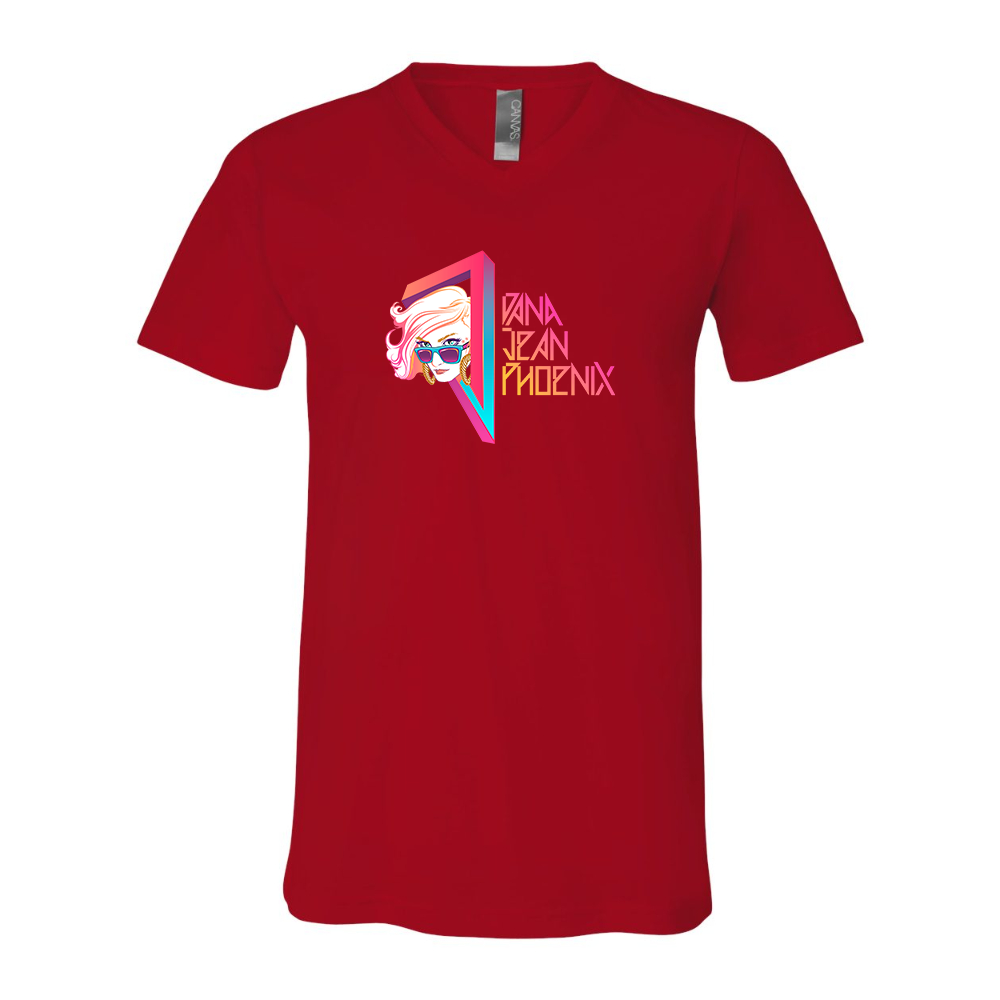 Dana Jean Phoenix BELLA  CANVAS - Jersey V-Neck T-Shirt