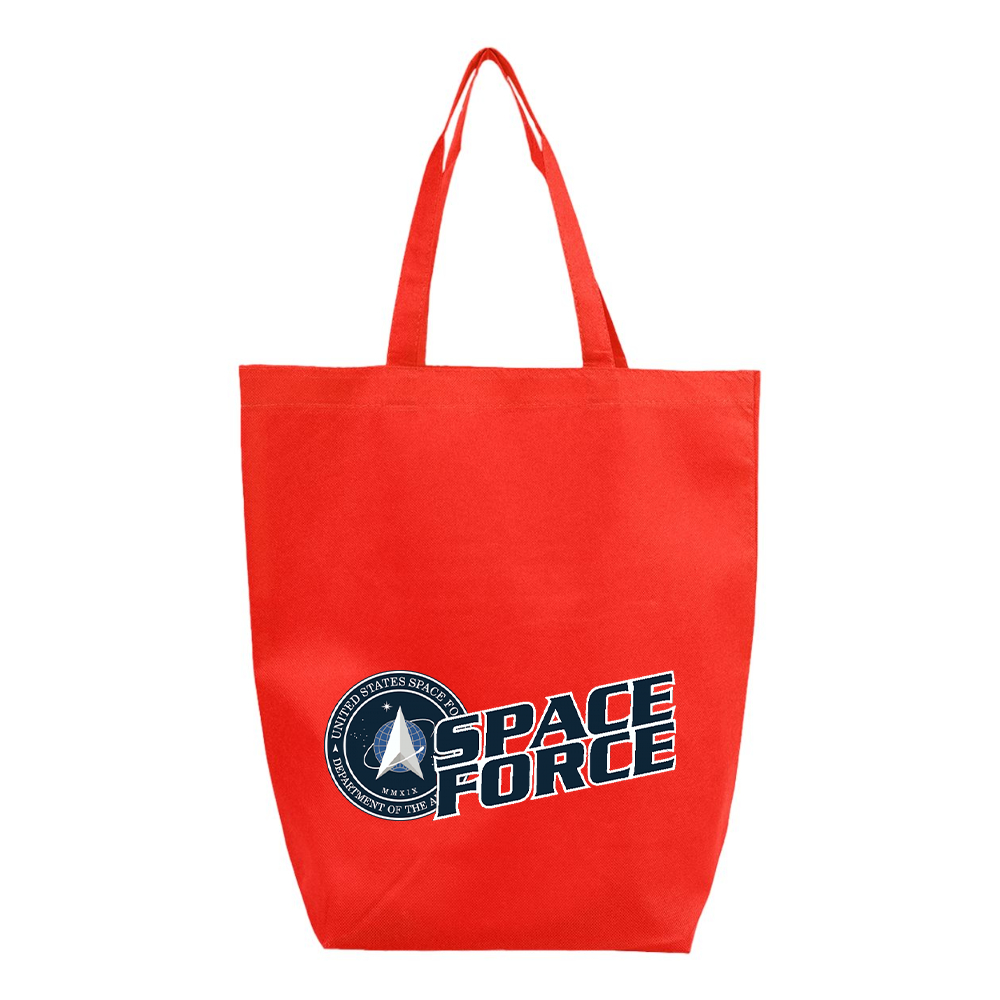 Space Force Q-Tees Non-Woven Gusset Bottom Tote
