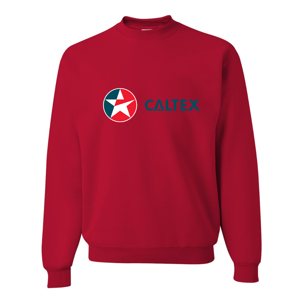 Men's  Caltex Gas Station  JERZEES NuBlend Crewneck Sweatshirt