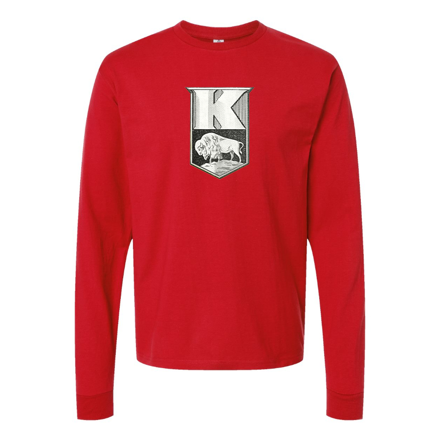 Men's Kaiser  Logo Cotton Long Sleeve T-Shirt
