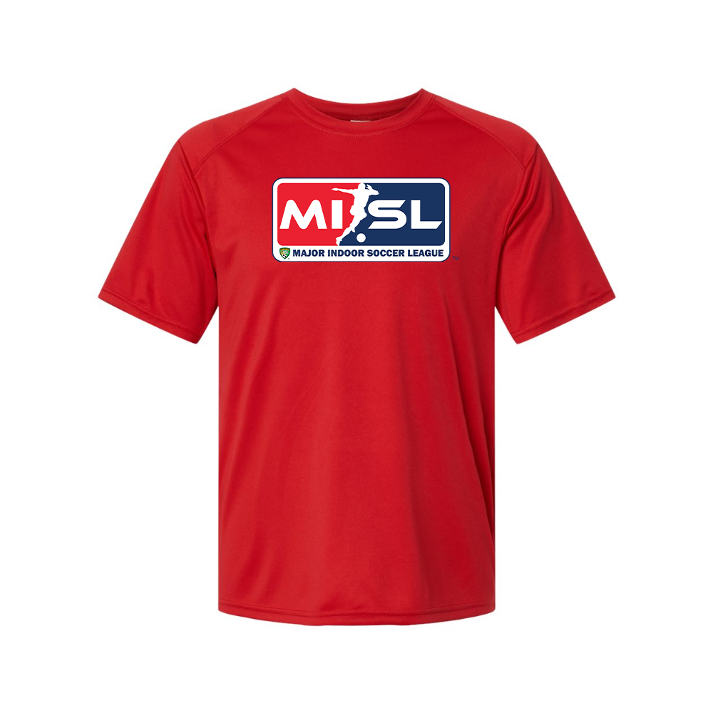Men's Major Indoor Soccer League Logo Performance T-Shirt