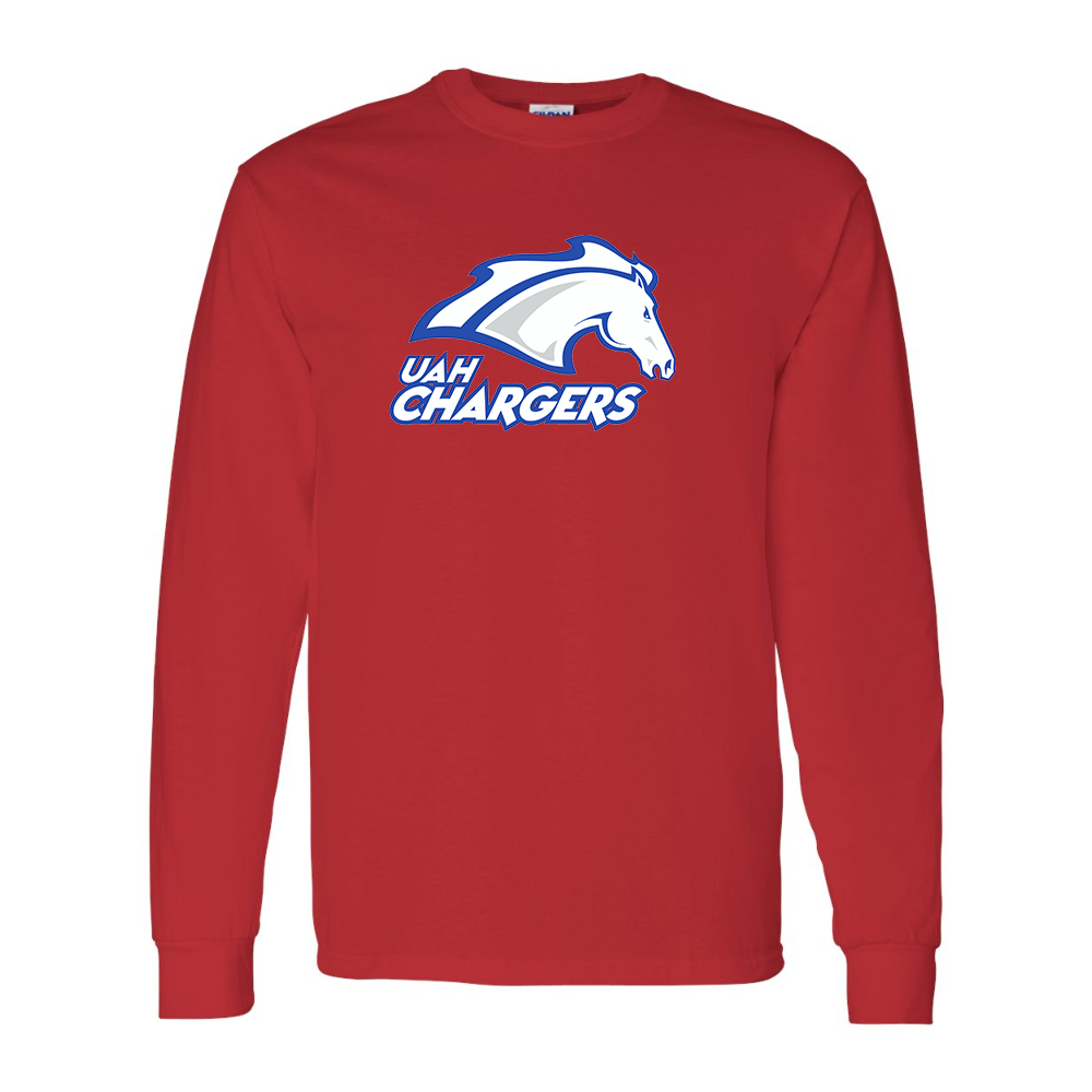 Men's Alabama Huntsville Chargers Gildan Heavy Cotton Long Sleeve T-Shirt