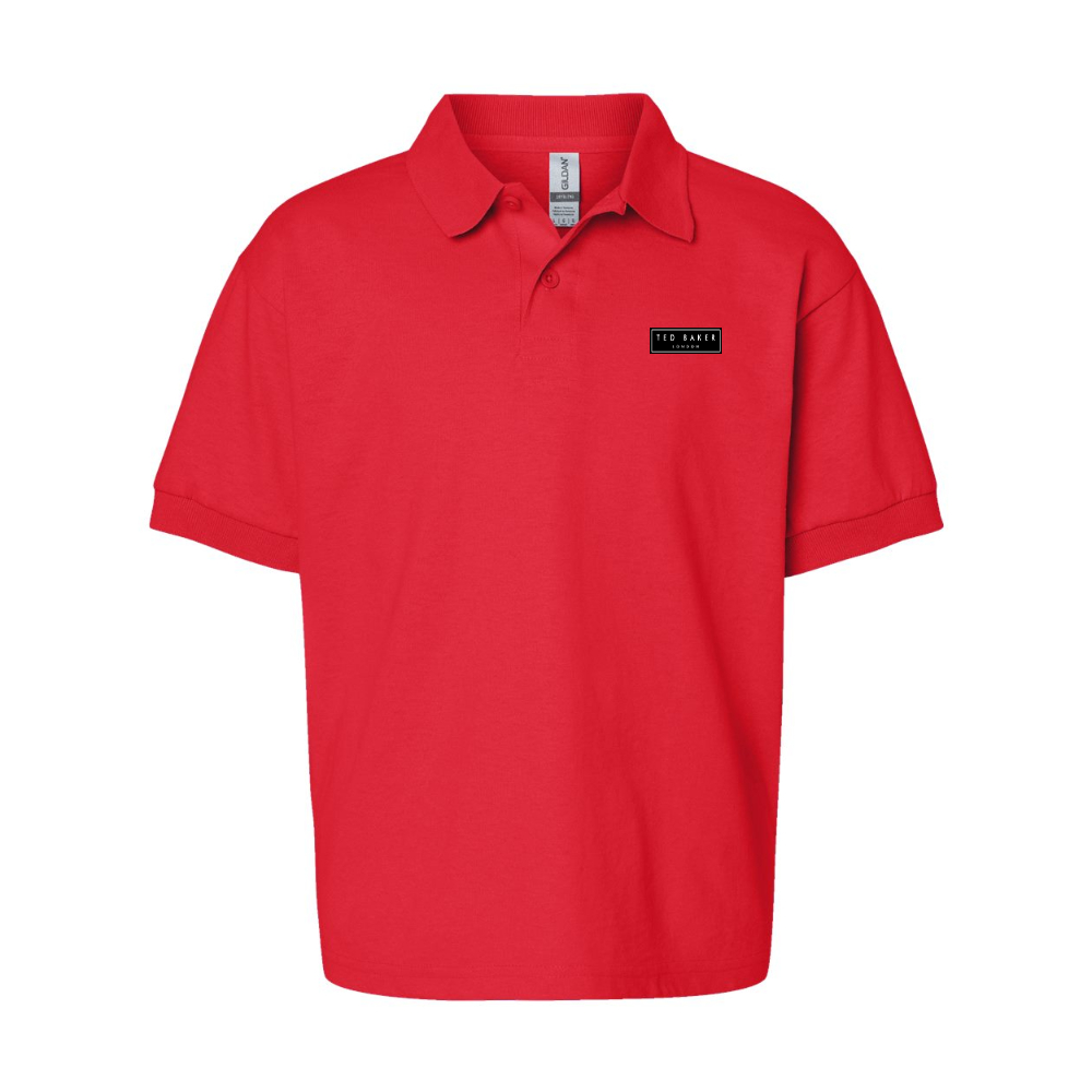 Youth    Ted Baker  Gildan Dry Blend Jersey Polo