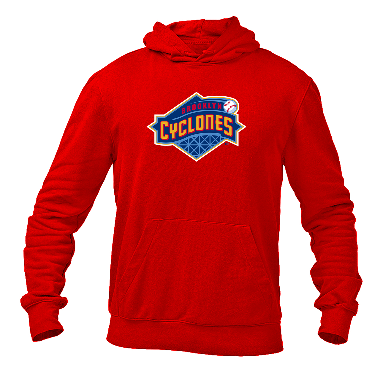 Men's Brooklyn Cyclones Logo Pullover Hoodie