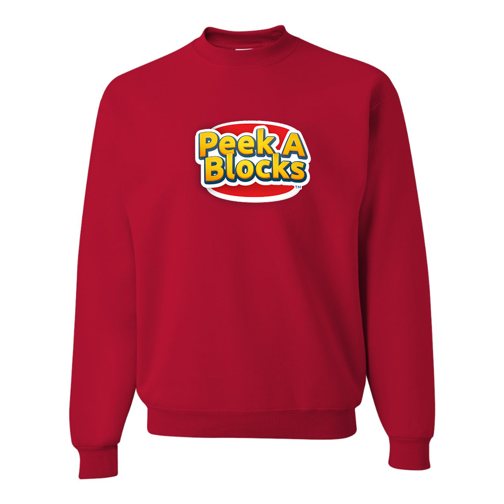 Men's Peek A Blocks JERZEES NuBlend Crewneck Sweatshirt
