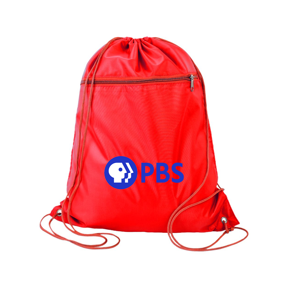 PBS Blue  Q-Tees - Polyester Cinchpack