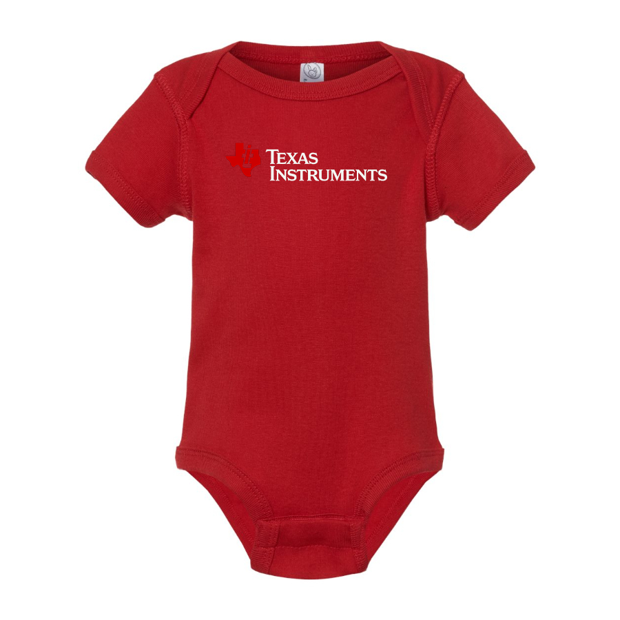 Texas Instruments Logo Baby Onesie Romper