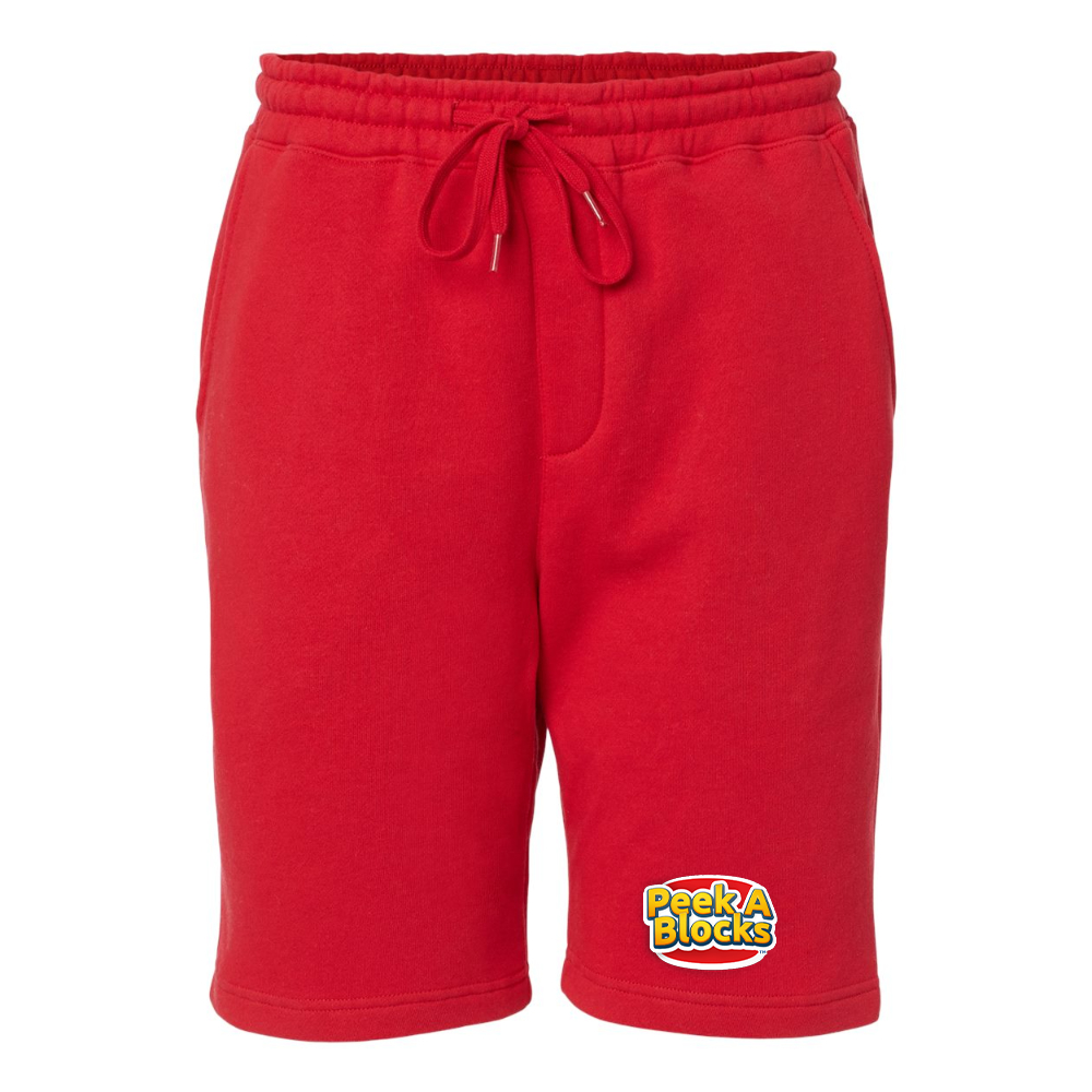 Men's Peek A Blocks Independent Trading Co Midweight Fleece Shorts