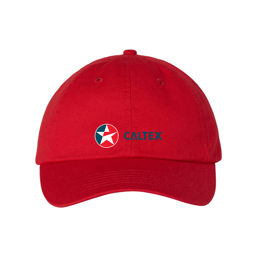 Caltex Gas Station  Valucap Adult Bio-Washed Classic Dad Hat