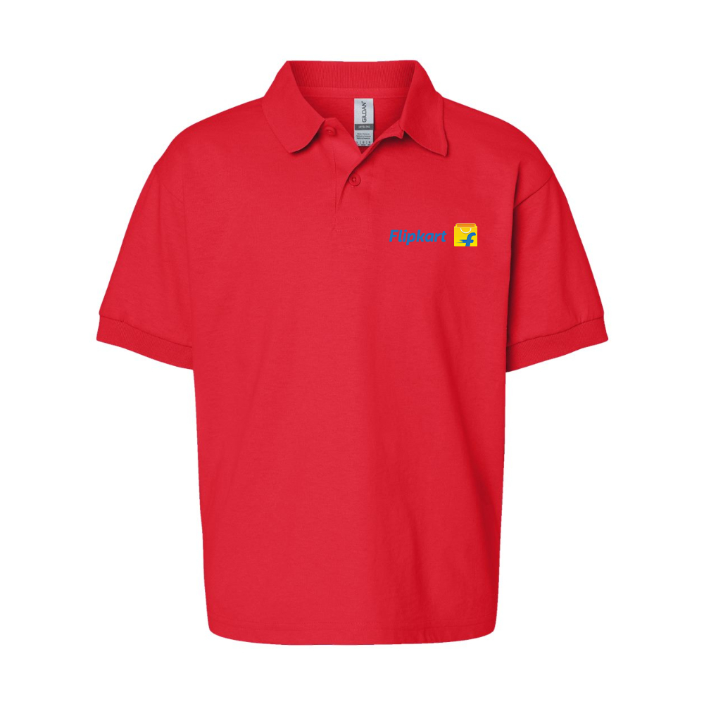Youth Flipkart Gildan Dry Blend Jersey Polo