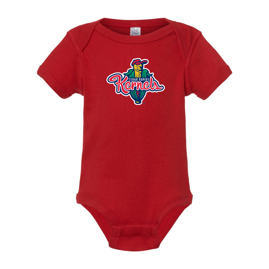 Cedar Rapids Kernels Logo Baby Onesie Romper