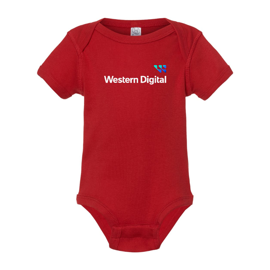 Western Digital Logo Baby Onesie Romper