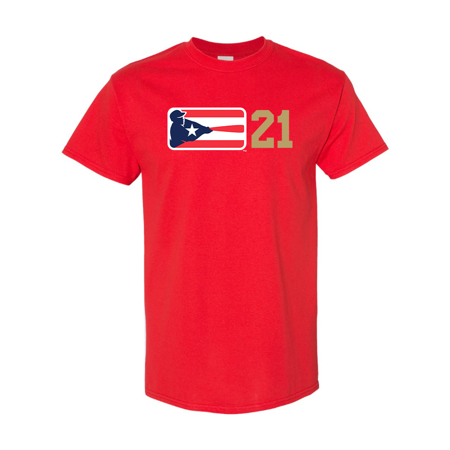 Men's  Liga de Beisbol Profesional Roberto Clemente Logo Cotton T-Shirt