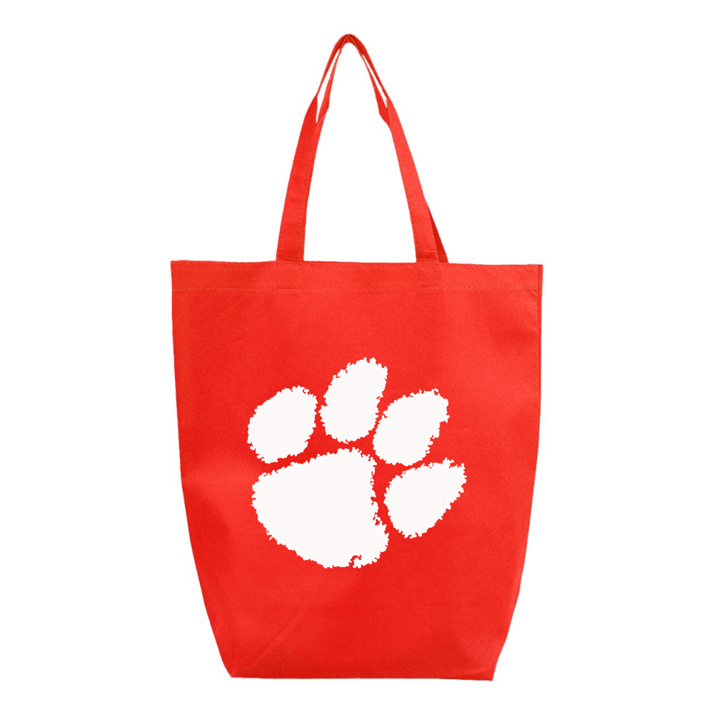 Clemson Tigers Q-Tees Non-Woven Gusset Bottom Tote