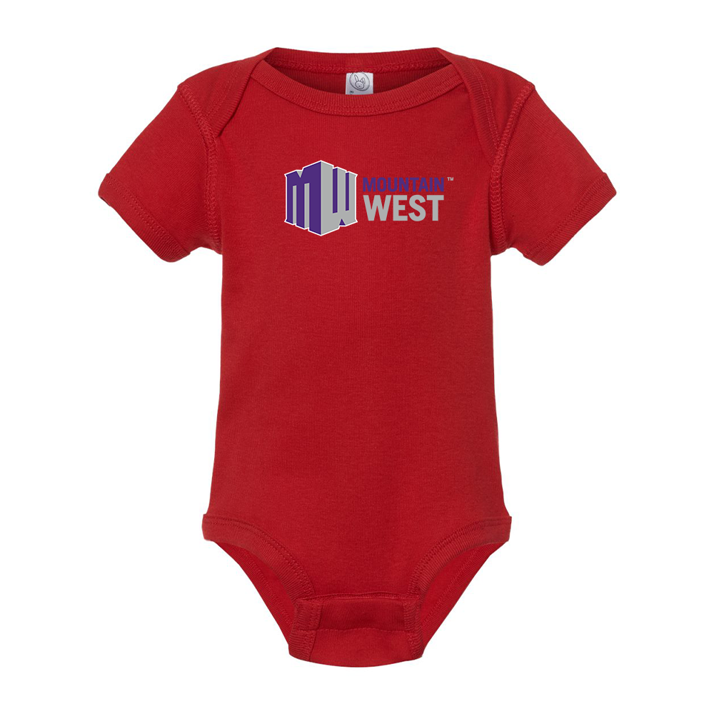 Mountain West Conference Logo Baby Onesie Romper