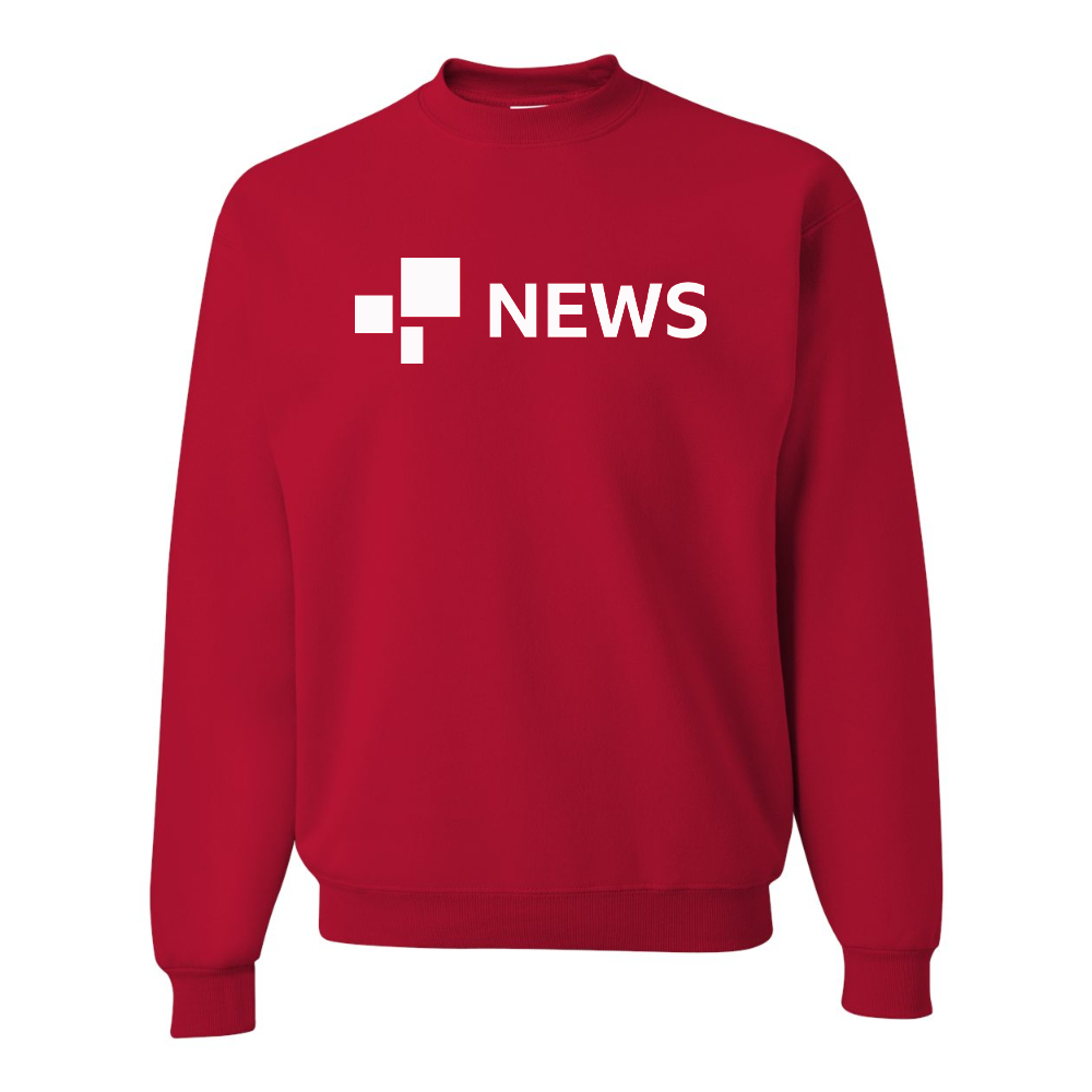 Men's BBC News  JERZEES NuBlend Crewneck Sweatshirt