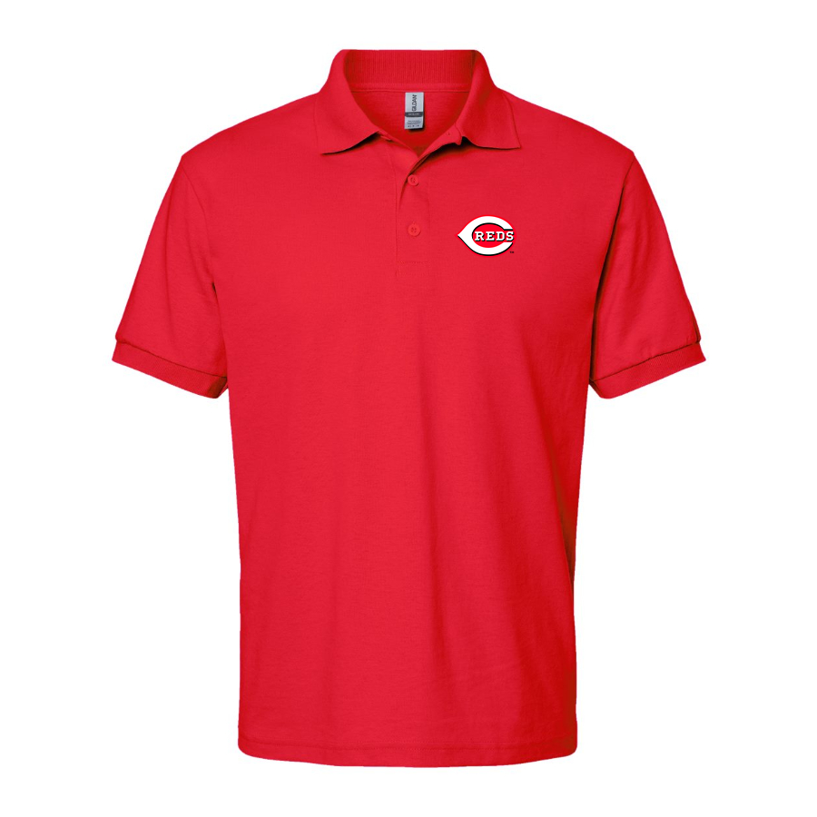 Men's Cincinnati Reds Logo Dry Blend Polo
