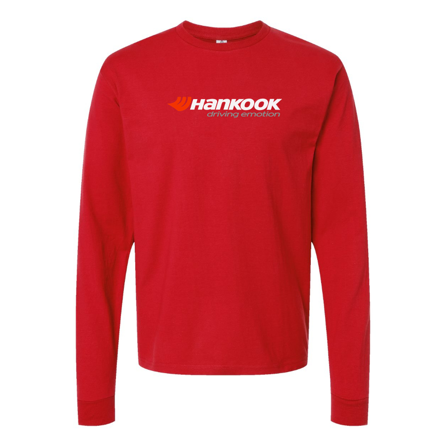 Men's  Hankook Logo Cotton Long Sleeve T-Shirt