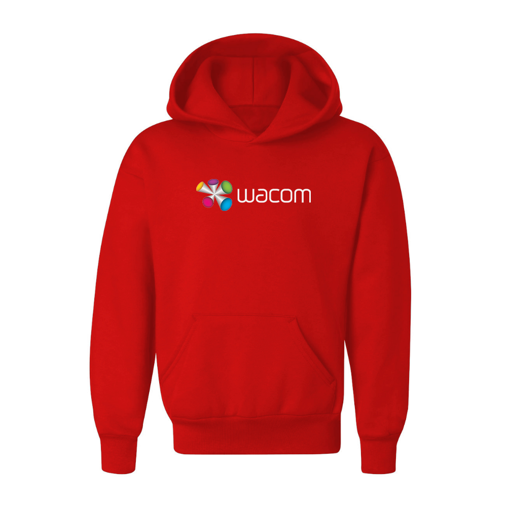 Youth Wacom  Logo  Pullover Hoodie