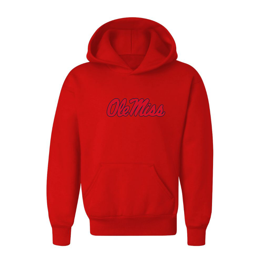 Youth Mississippi Rebels  Logo Pullover Hoodie