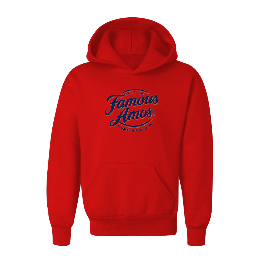 Youth Famous Amos Logo Pullover Hoodie