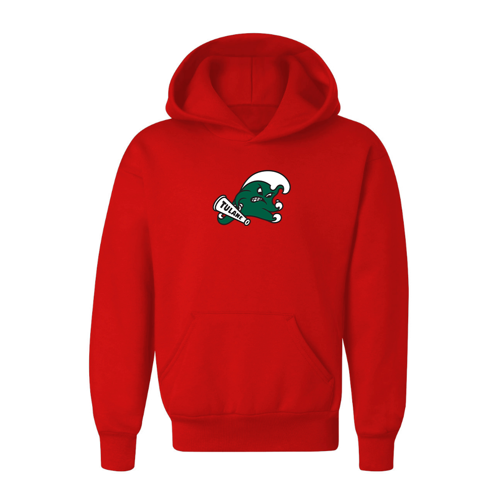 Youth Tulane Green Wave Logo  Pullover Hoodie