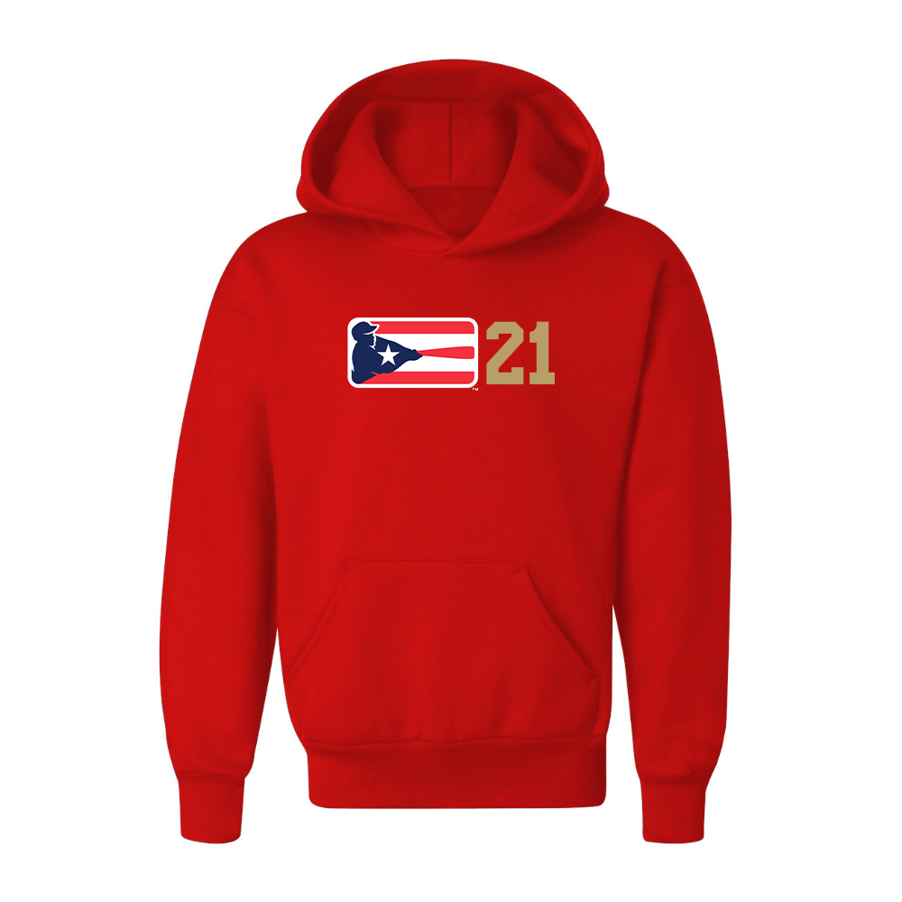 Youth  Liga de Beisbol Profesional Roberto Clemente Logo Pullover Hoodie