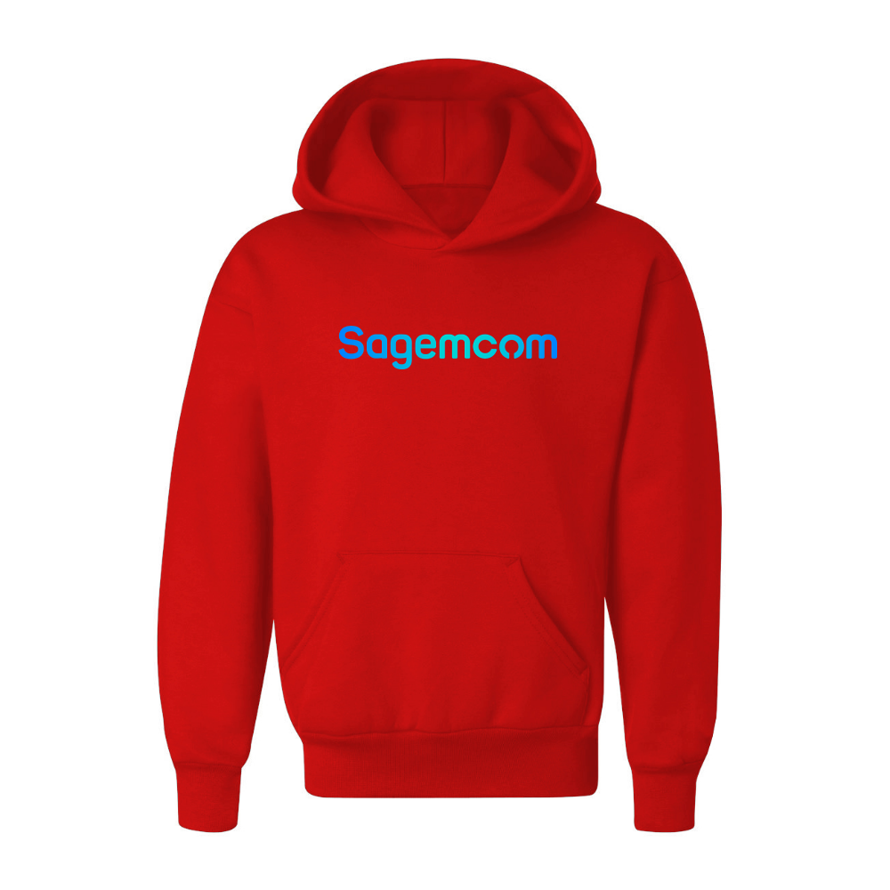 Youth Sagemcom Logo Pullover Hoodie