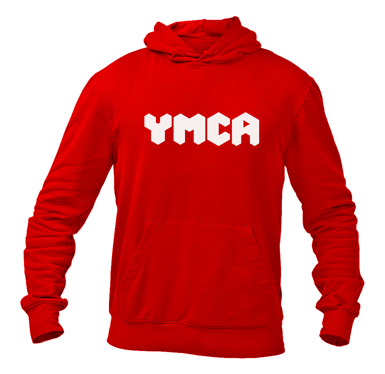 Men's  YMCA Mauve Heavy Blend Hooded Sweatshirt