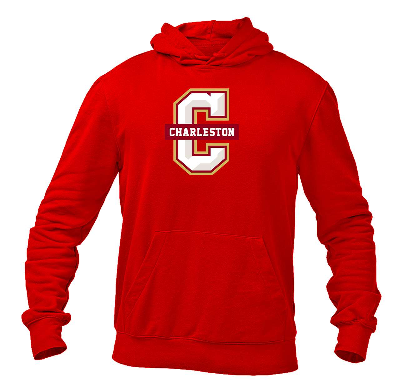 Men's Charleston Cougars Heavy Blend Hooded Sweatshirt