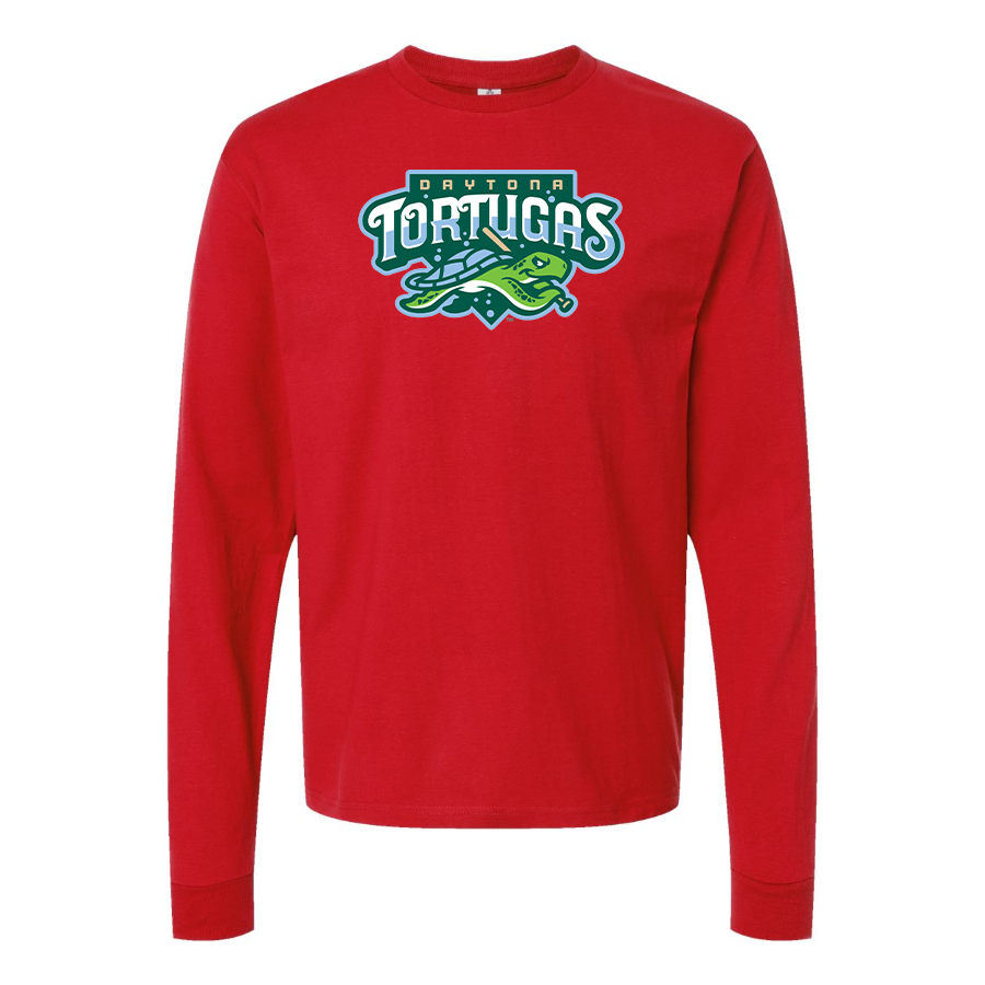 Men's Daytona Tortugas Logo Cotton Long Sleeve T-Shirt