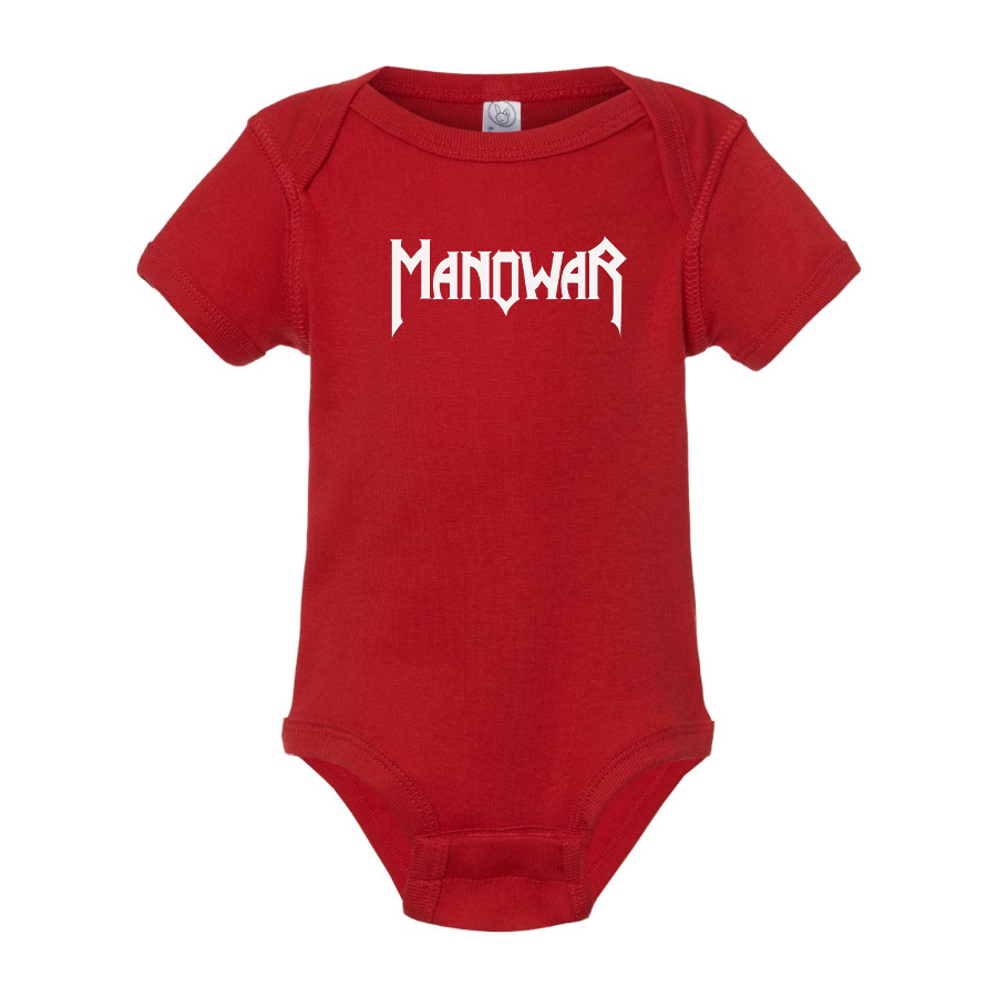 Manowar Logo Baby Onesie Romper