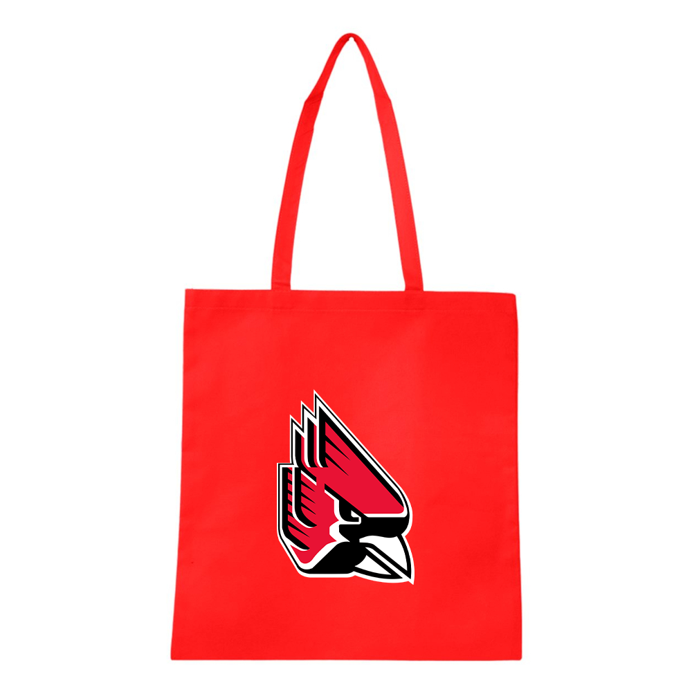 The   Ball State Cardinals Q-Tees Non-Woven  Tote