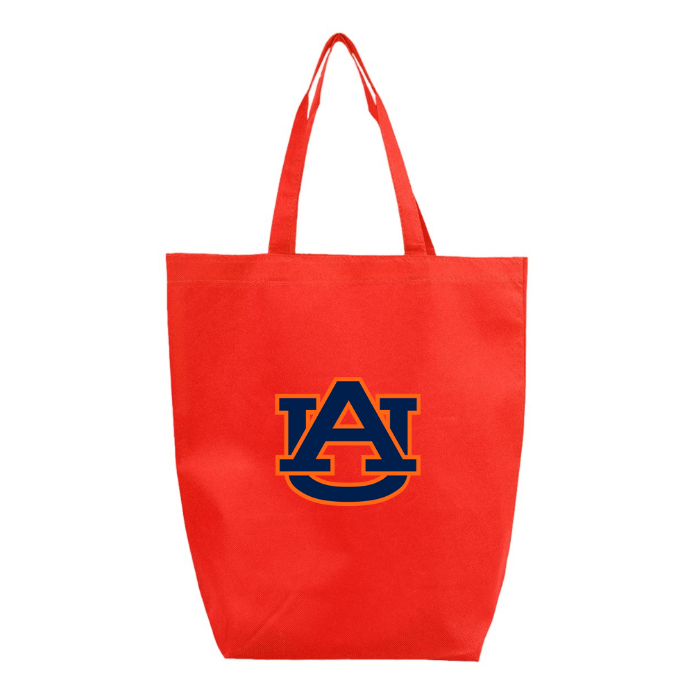 Auburn Tigers Q-Tees Non-Woven Gusset Bottom Tote