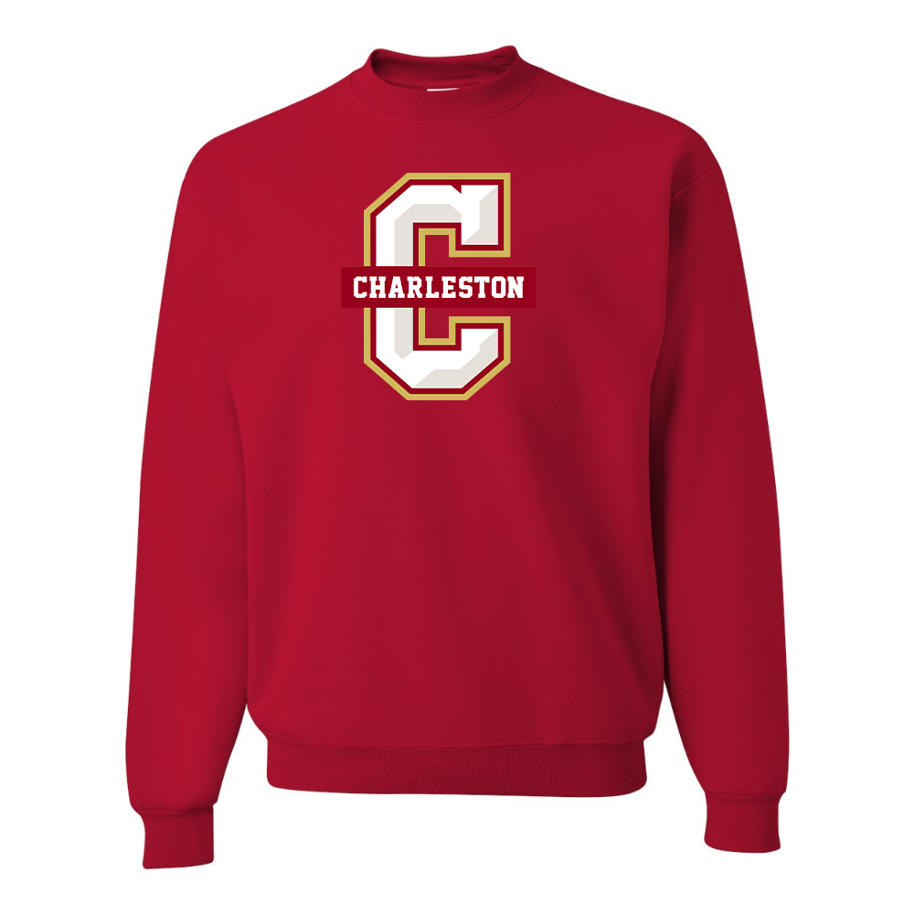 Men's Charleston Cougars JERZEES NuBlend Crewneck Sweatshirt