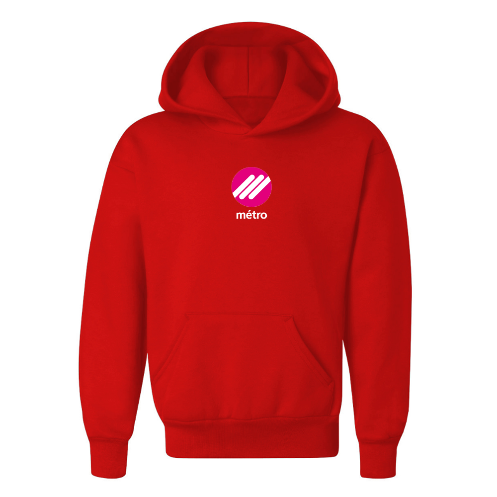 Youth Lausanne Métro Logo  Pullover Hoodie