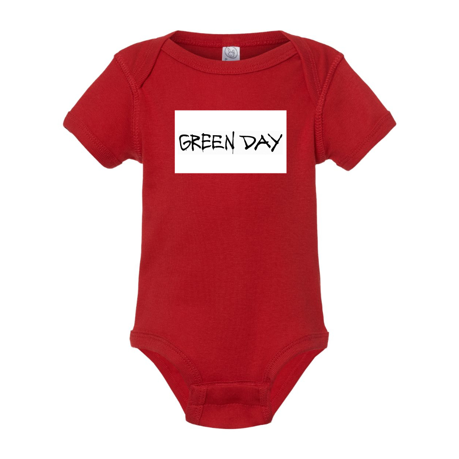 Green Day Logo Baby Onesie Romper